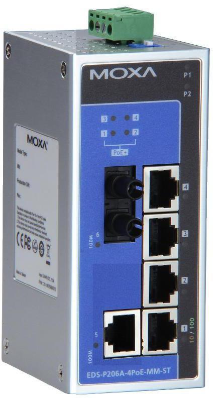 Moxa EDS-P206A-4POE-M-ST