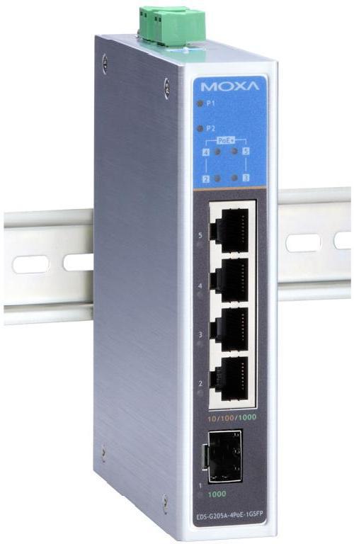 Moxa EDS-G205A-4POE-1GSFP