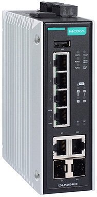 Moxa EDS-P506E-4POE-2GTXSFP-T